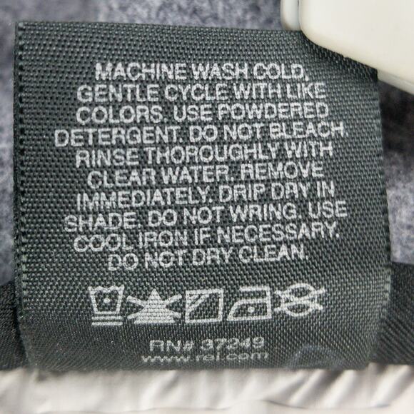 Vintage REI Staff Jacket Women’s Small Microfiber Hooded Windbreaker Travel Blue - Picture 9 of 16